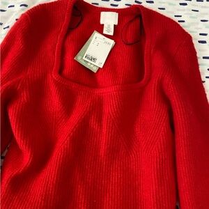 H&M Vibrant Red Women's Sweater
